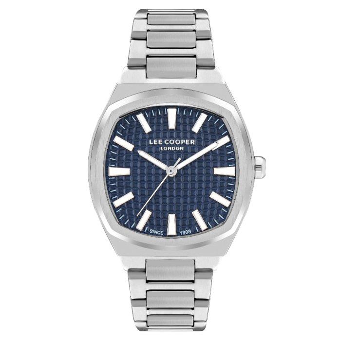 

Lee cooper men's watch, analog, metal strap, 42mm, lc07984. 390 - silver