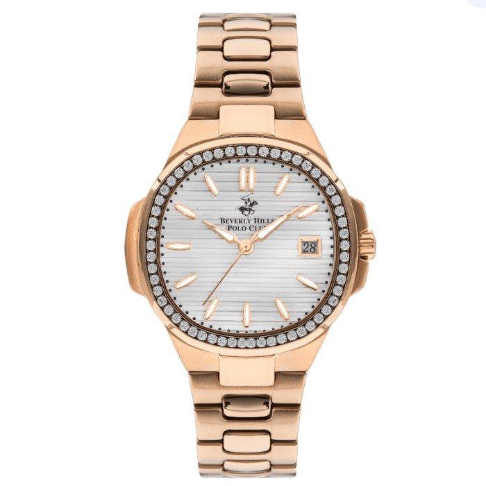 

Beverly hills polo women's watch, analog, metal strap, 36mm, bp3320x. 430 - rose gold