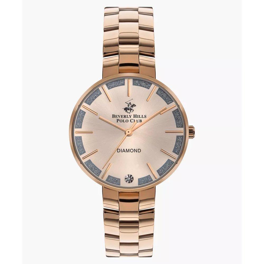 

Beverly hills polo women's watch, analog, metal strap, 35mm, bp3332x. 410 - rose gold