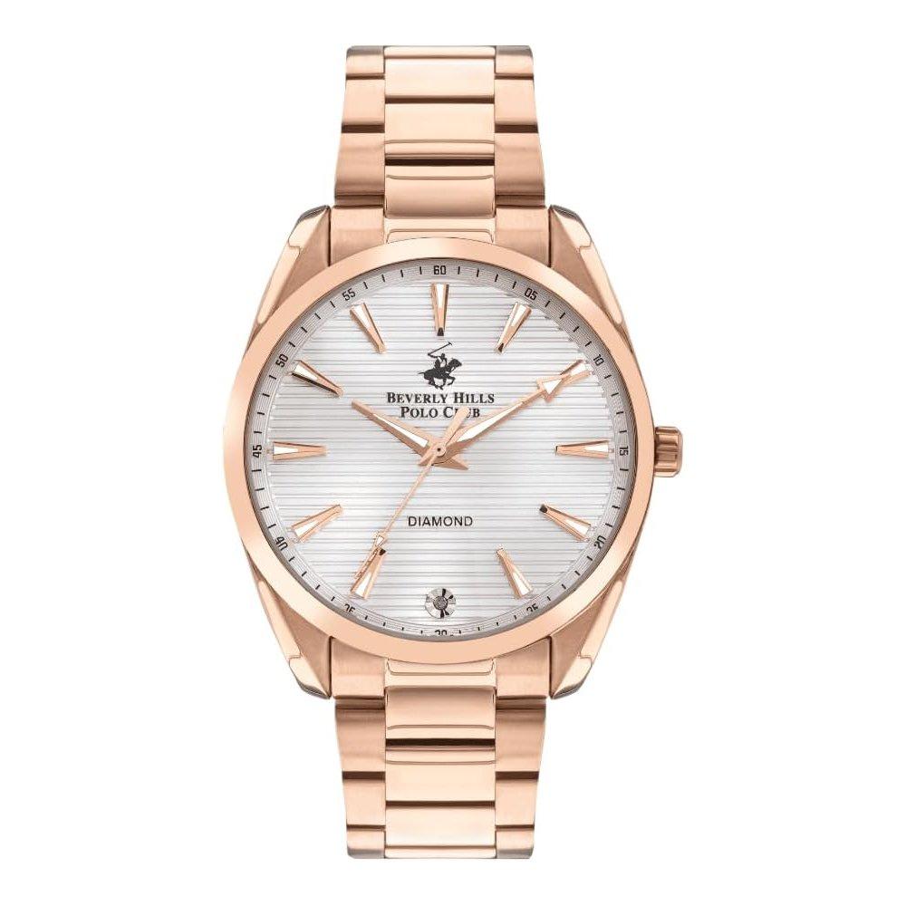 

Beverly hills polo women's watch, analog, metal strap, 36mm, bp3338x. 430 - rose gold