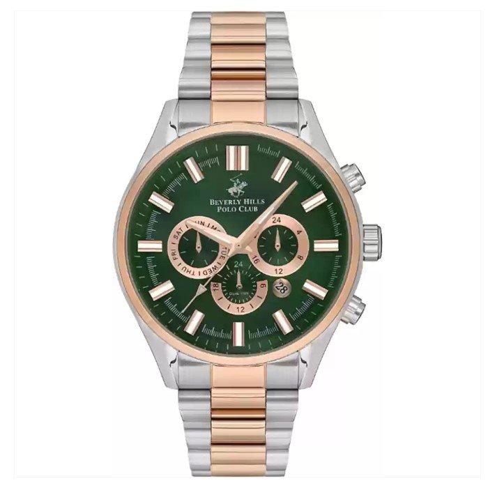 

Beverly hills polo men's watch, multifunction, metal strap, 44mm, bp3395x. 570 - silver...