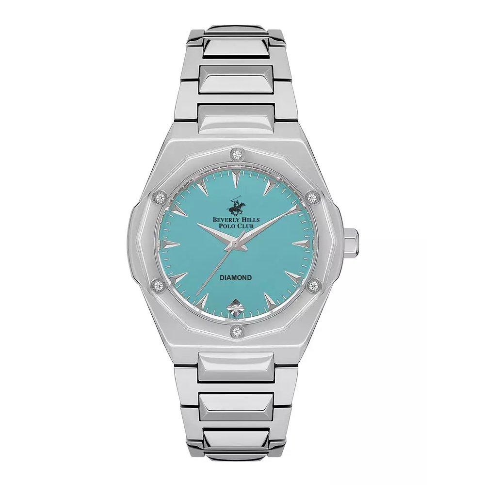 

Beverly hills polo women's watch, analog, metal strap, 35mm, bp3561x. 300 - silver