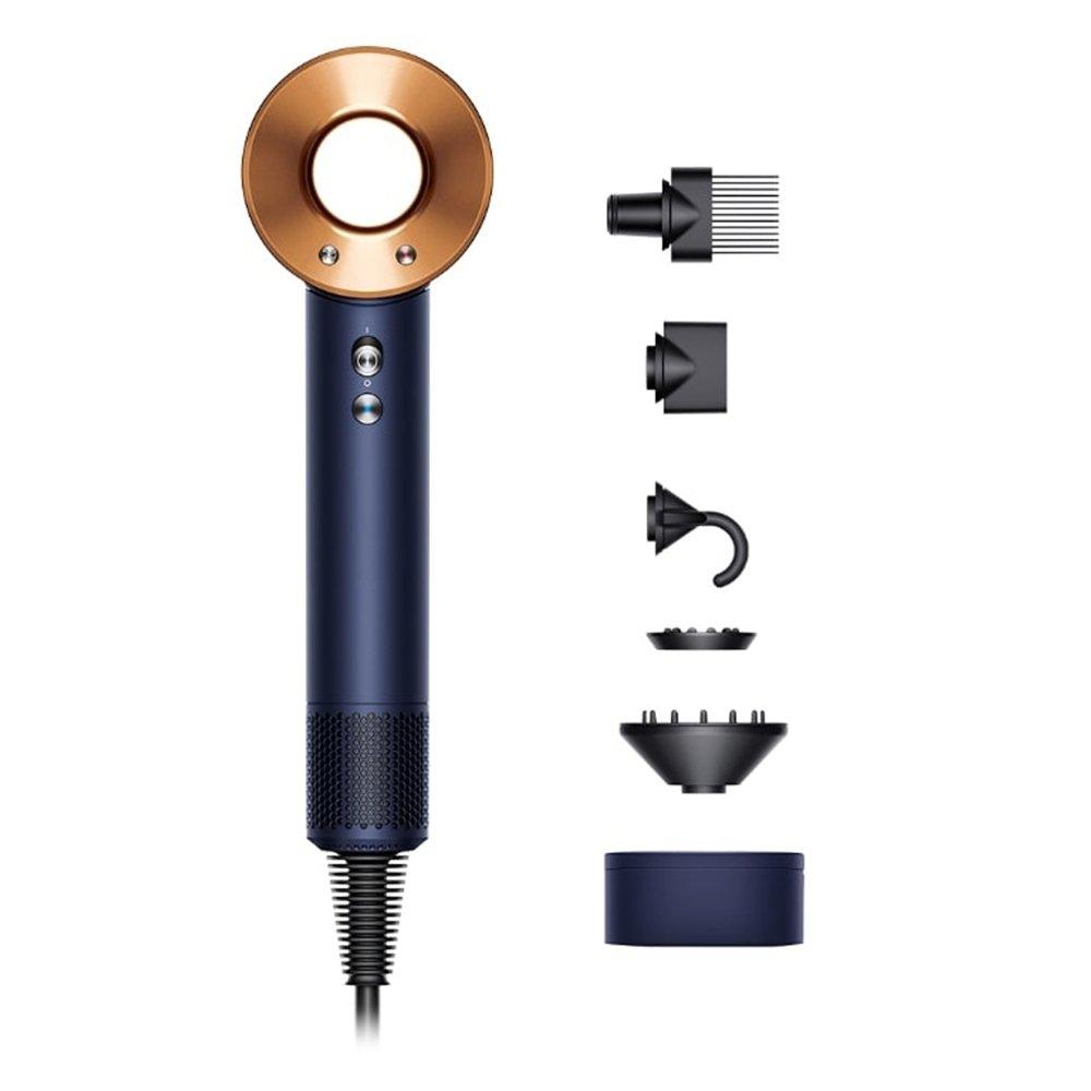 

Dyson supersonic hairdryer prussian, 1600w, 4 heat settings, hd07 – prussian – blue
