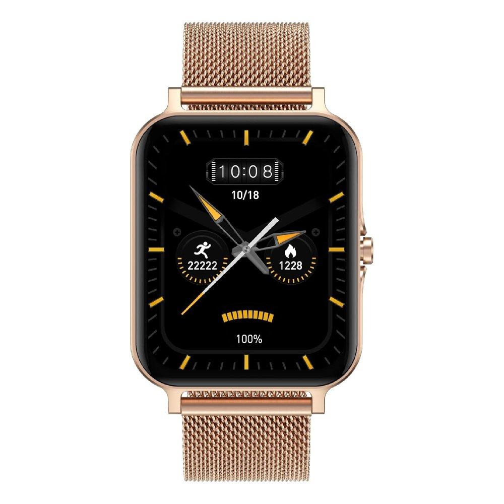 

G-tab smart watch ft7, 1. 78-inch, metal strap - gold