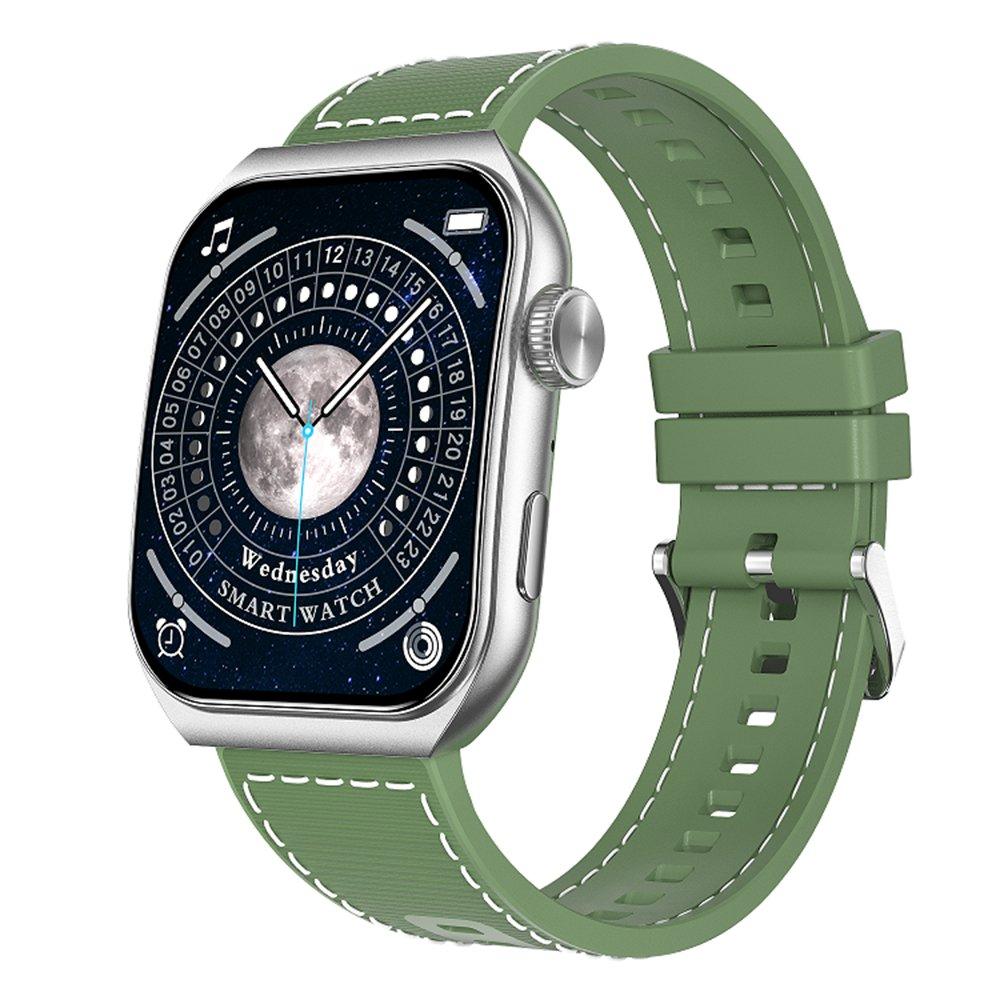 

Swiss military alps 3 smart watch, 1. 96-inch amoled display – green