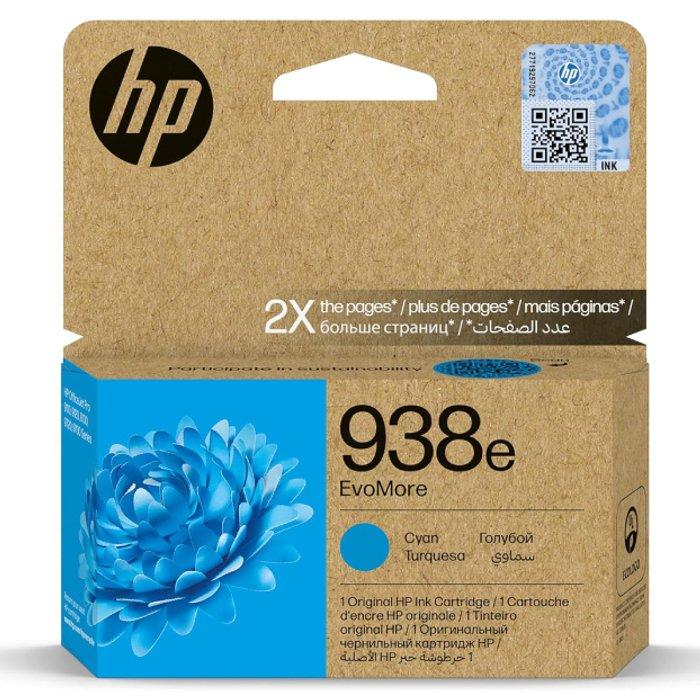 

Hp 938e evomore cyan original ink cartridge, 4s6x9pe