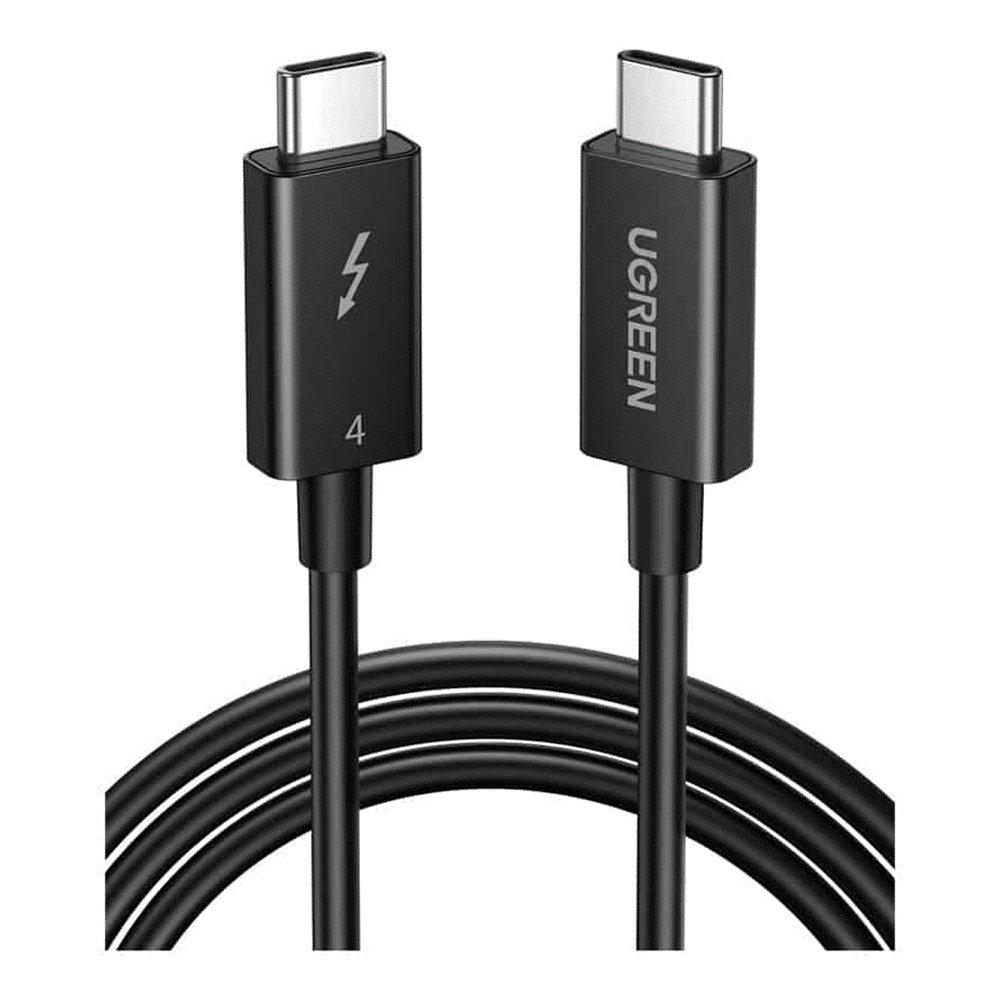 

Ugreen usb-c to usb-c cable, 100w, 0. 8m, us501– black
