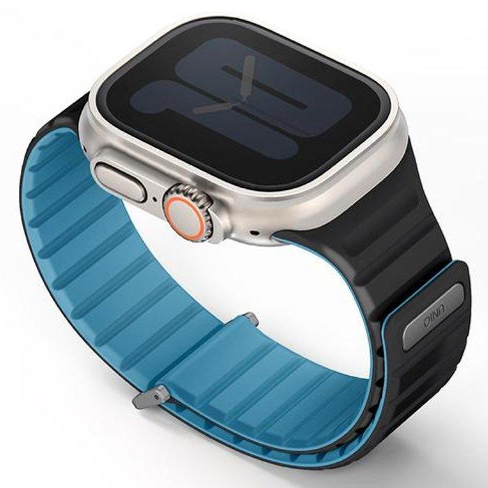 

Uniq revix evo apple watch strap, 49/45/44/42mm - blue/black