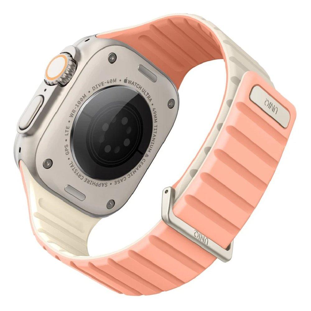 

Uniq revix evo reversible apple watch strap, 49/45/44/42mm - pink & cream