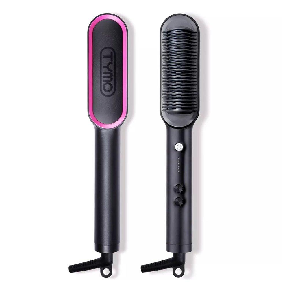 

Tymo hair straightening brush, 5 temperature settings, hc100 - black