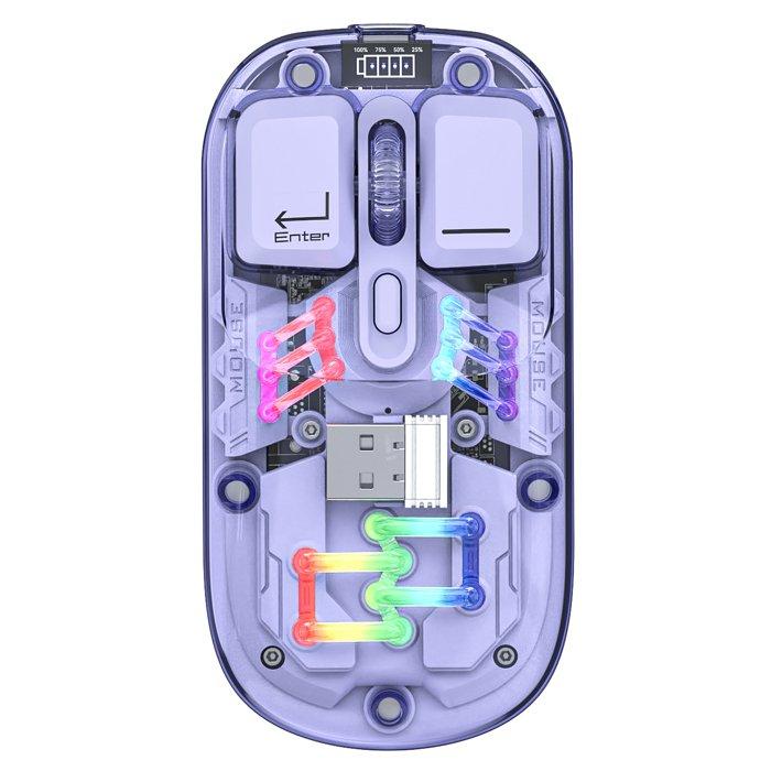 

Stash vibes type-c wireless mouse, pgm-p7pp - purple