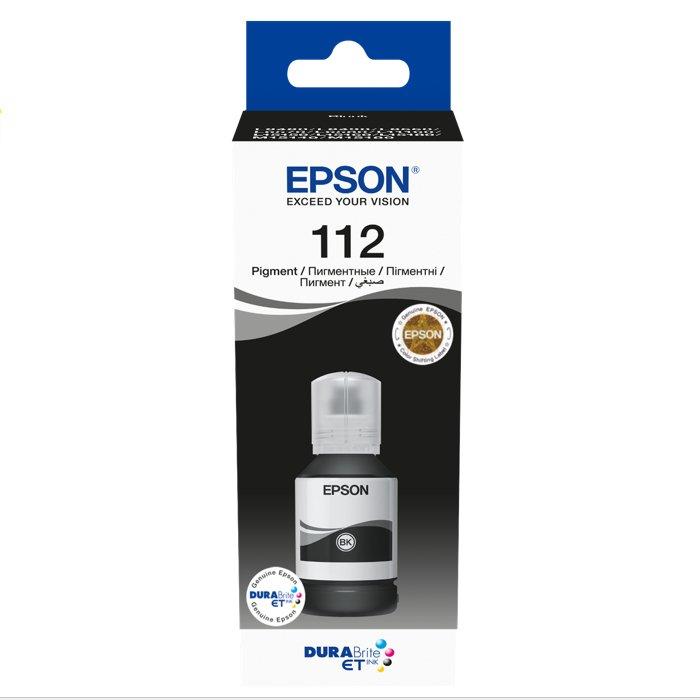

Epson 112 ecotank l6490 pigment black ink bottle