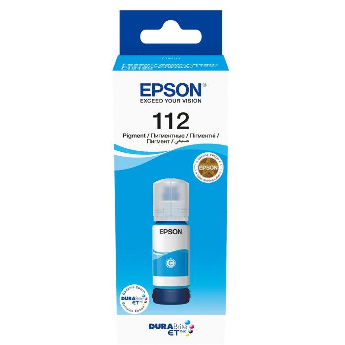

Epson 112 ecotank l6490 pigment ciyan ink bottle