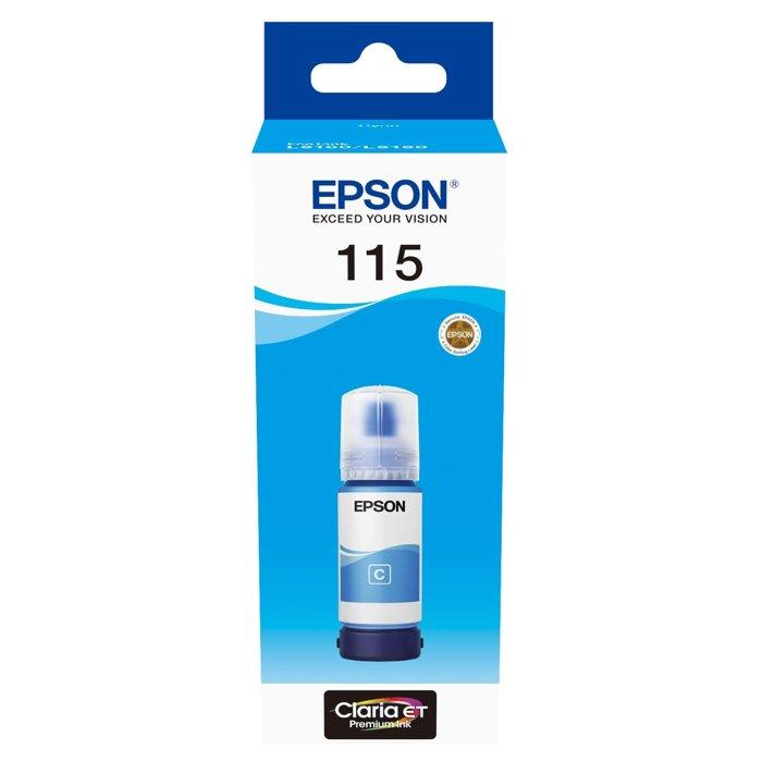 

Epson 115 ecotank l8160 pigment cyan ink bottle, 70ml