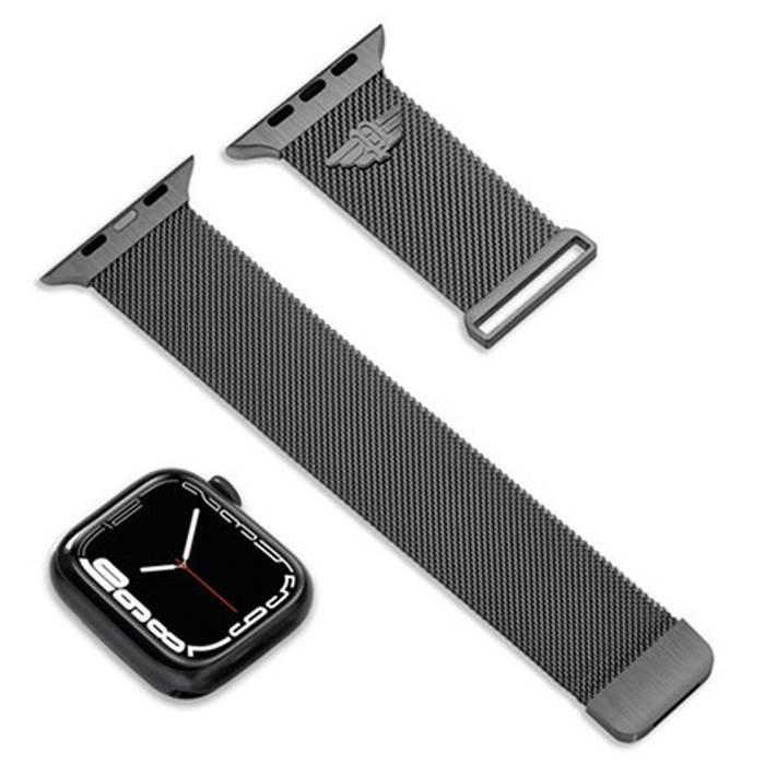 

Police metal strap for apple watch 45/44/42mm, peoum0000604 - black