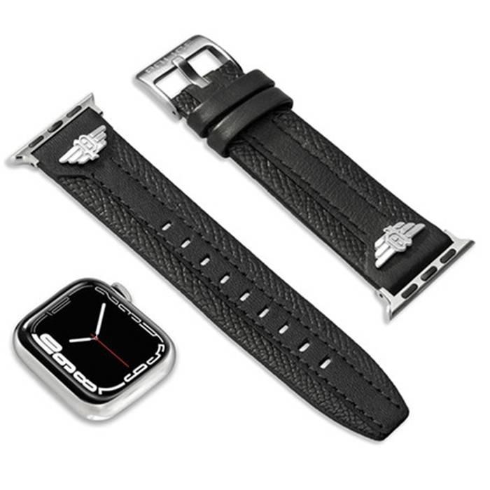 

Police urban rebel leather strap for apple watch 45/44/42mm, peoul0000102 - black