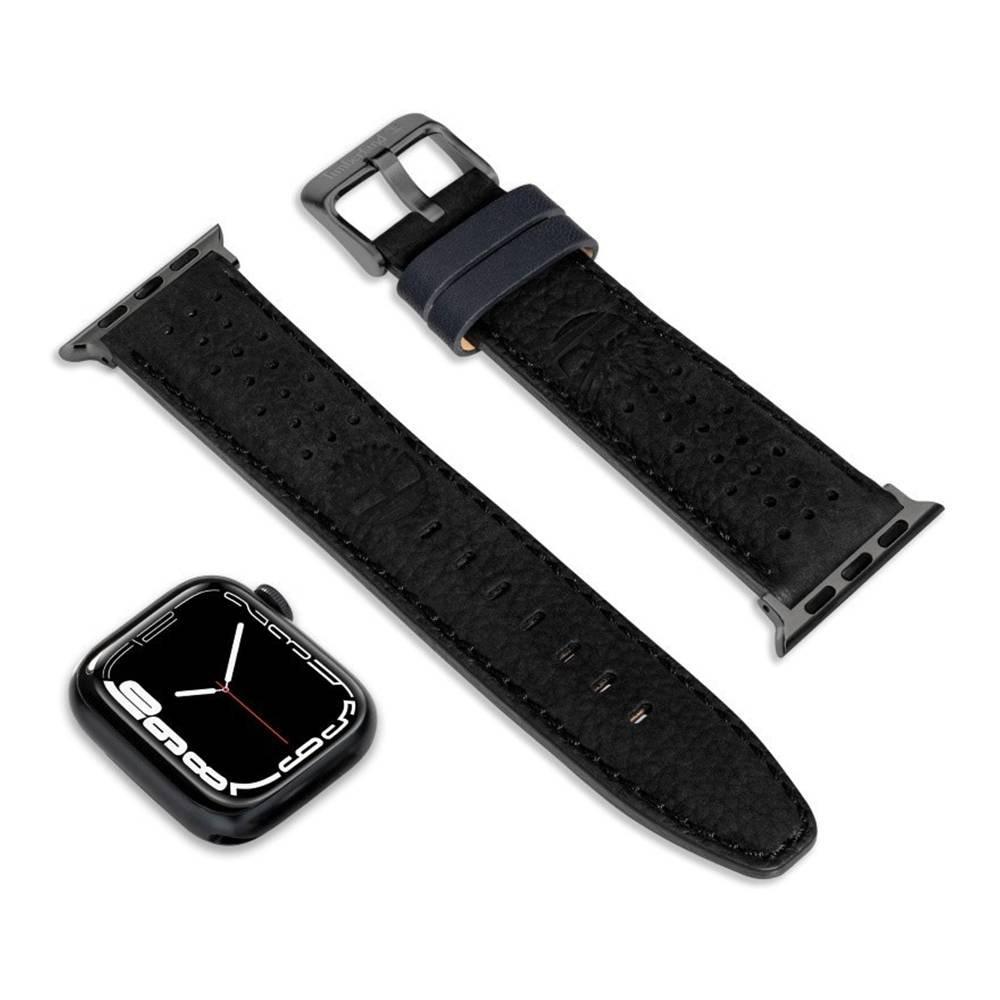 

Timberland leather strap for apple watch 45/44/42mm, tdoul0000604 - black