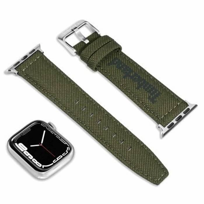 

Timberland leather strap for apple watch 45/44/42mm, tdouf0000304- green
