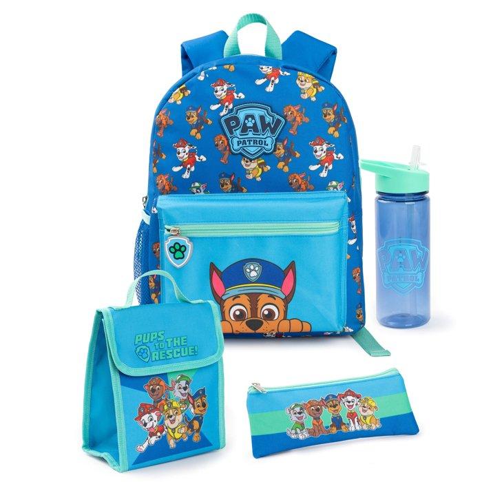 

Vanilla underground paw patrol 4 piece backpack set, a55782 - blue