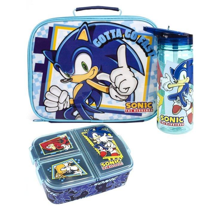 

Vanilla underground sonic the hedgehog kids 3 piece lunch bag set, a53968 - blue