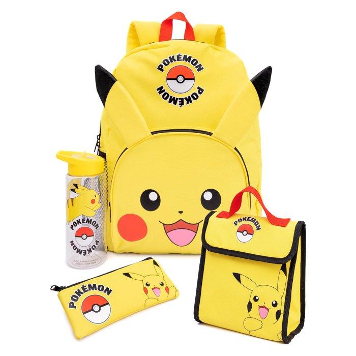 

Vanilla underground pokémon 4 piece lunch bag backpack set, a54634 - yellow