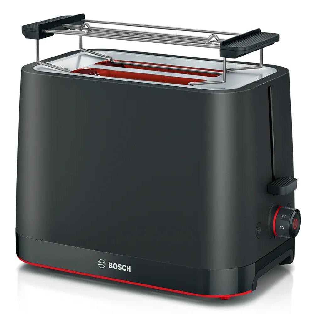 

Bosch 2 slots toaster, 950w, tat3m123gb – black