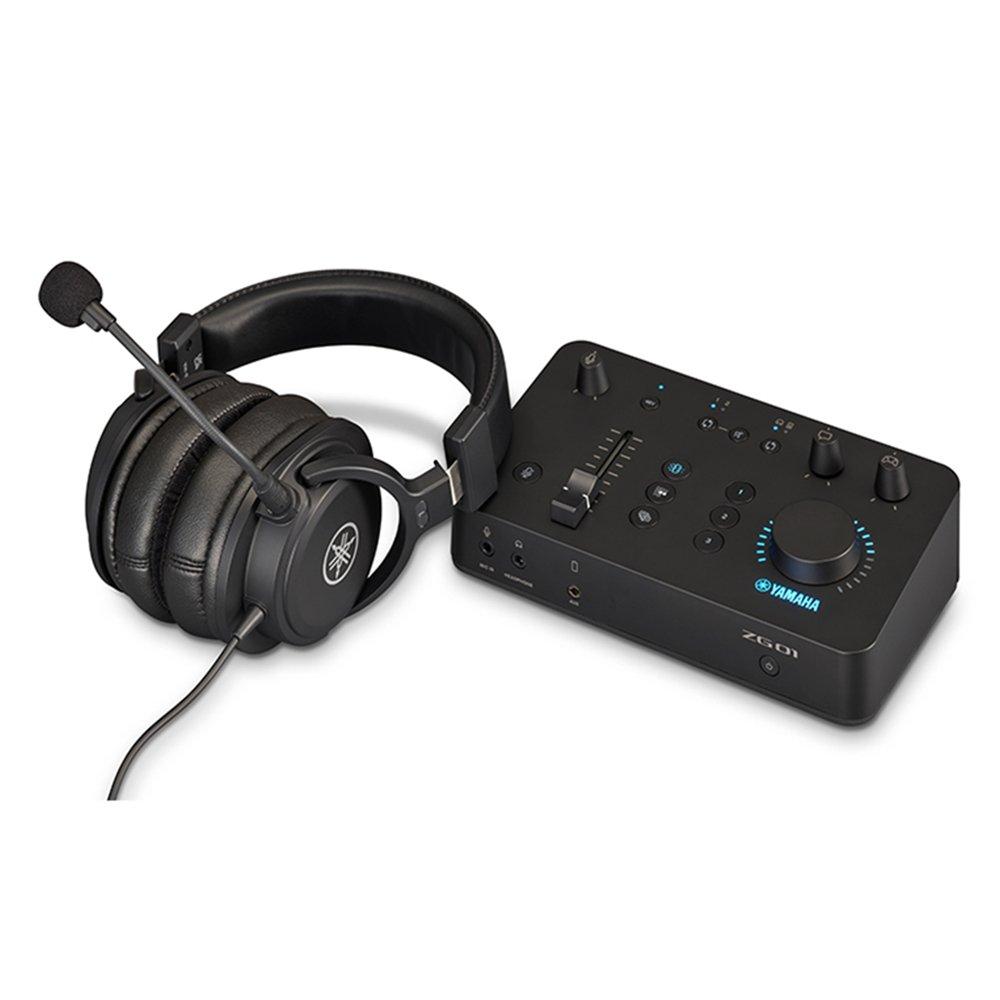 

Yamaha zg01 pack game streaming pack gaming mixer & headset - black