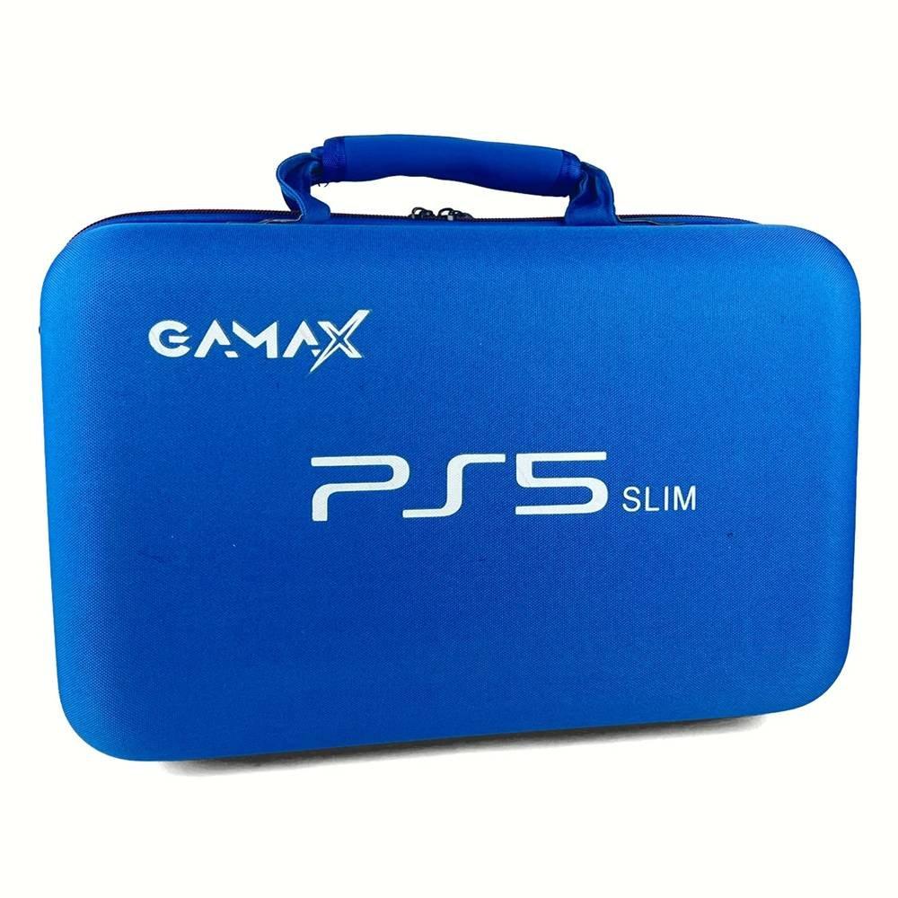 

Gamax edtion 1 storage bag for playstation 5 slim, strg-ed1-ps5slmblu - blue