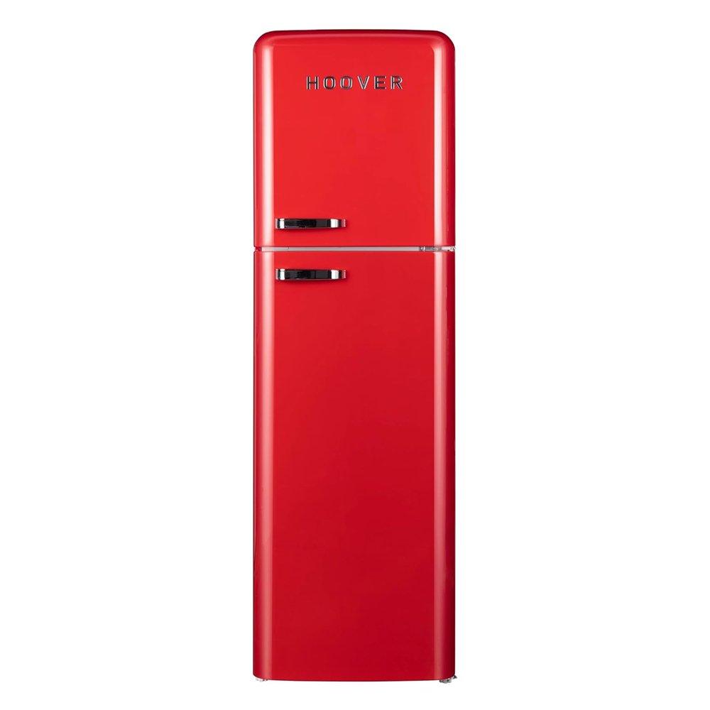 

Hoover top freezer refrigerator, 326 liter, 11. 5 cft, htr-m326-rr- red