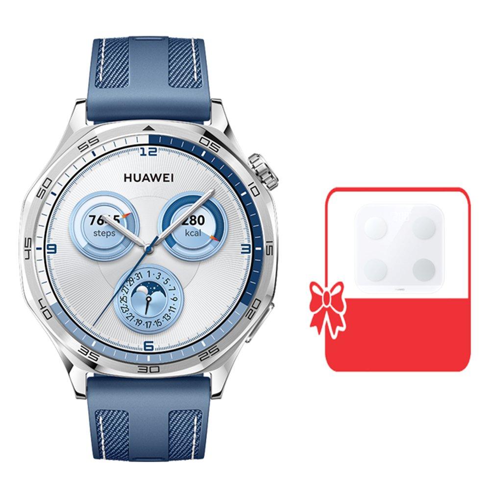 

Pre-order huawei gt5 46mm smart watch – blue + free huawei scale 3