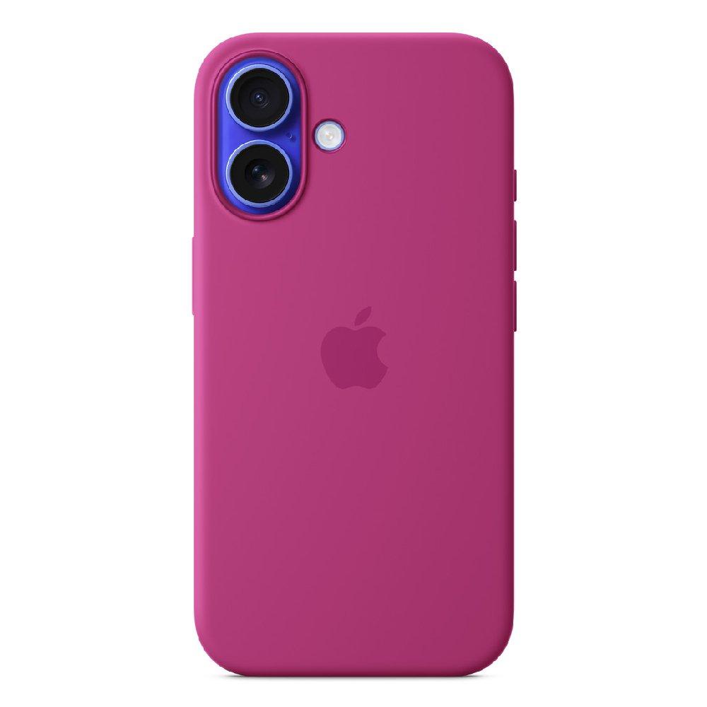 

Apple iphone 16 silicone case with magsafe - fuchsia
