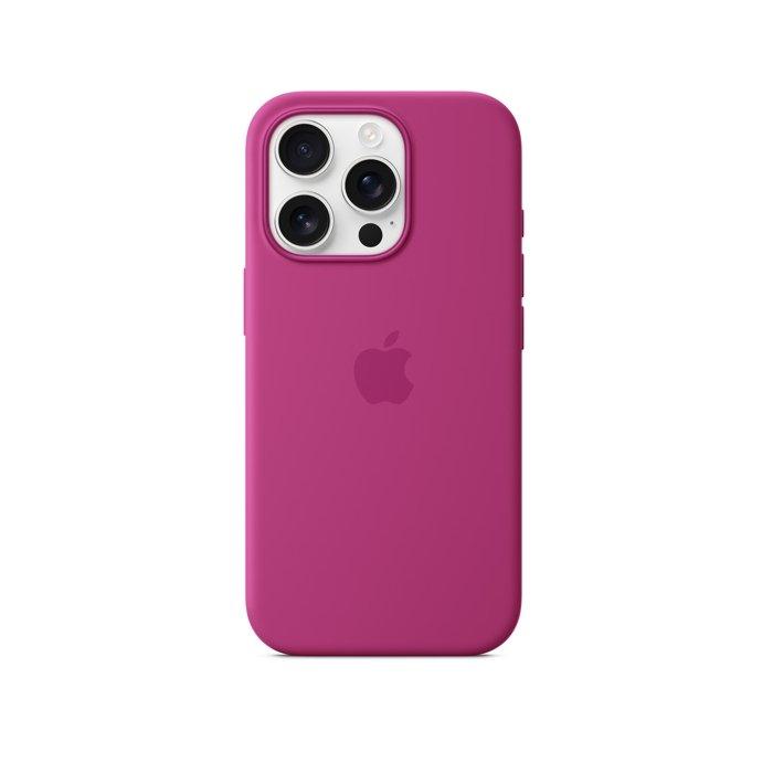 

Apple iphone 16 pro silicone case with magsafe - fuchsia