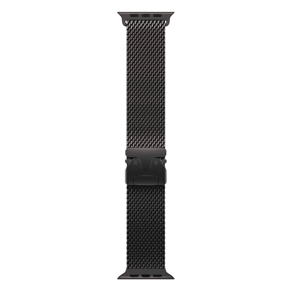 

Apple 49mm band milanese loop, medium, mxkg3zm/a - black titanium