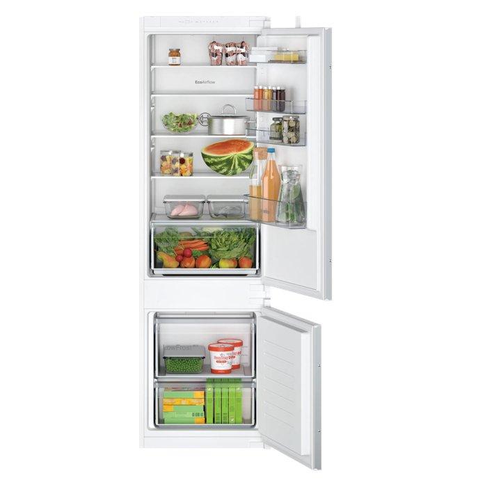 

Bosch series 2 built-in fridge-freezer, 10cft, 270 l, kiv87nsf0m - stainless steel