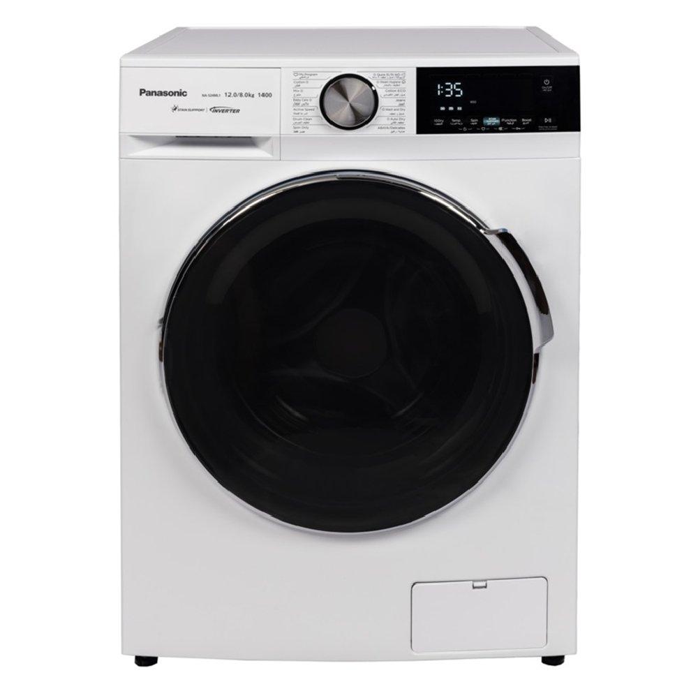 

Panasonic front load washer & dryer, 12kg capacity, 8 kg dryer, na-s24ml1wkw - white