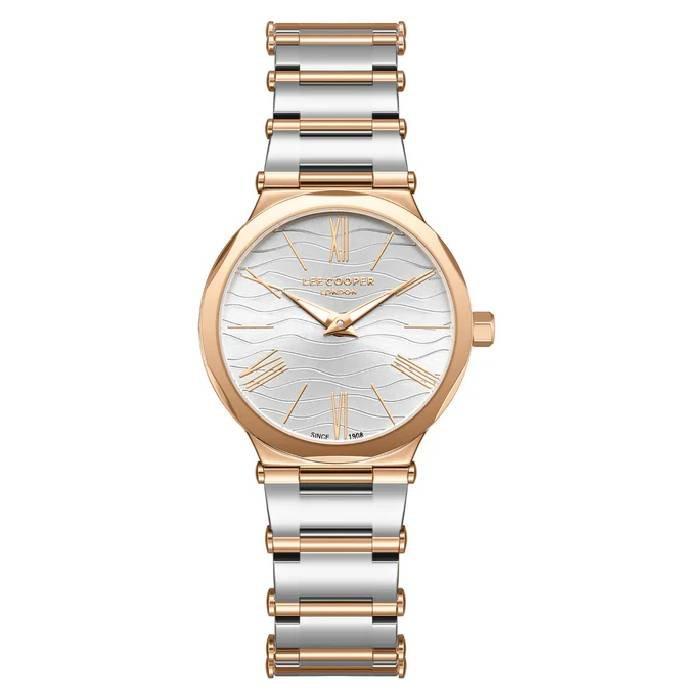 

Lee cooper watch for women, 30mm, metal strap, lc08000. 530 - silver