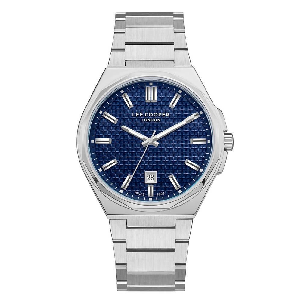 

Lee cooper watch for men, multi function, 42mm, metal strap, lc08031. 390 - silver