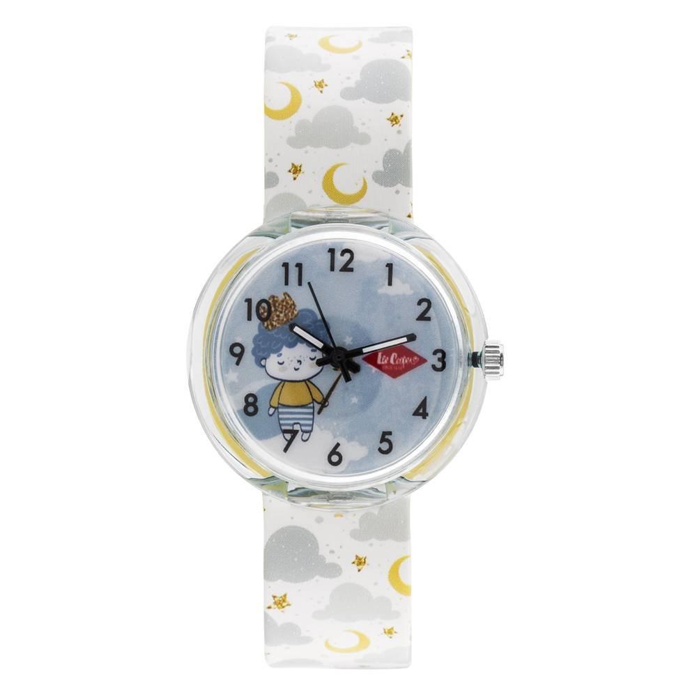 

Lee cooper kid's watch, analog, silicone strap, 30mm, lc. K. 4. 063 - white