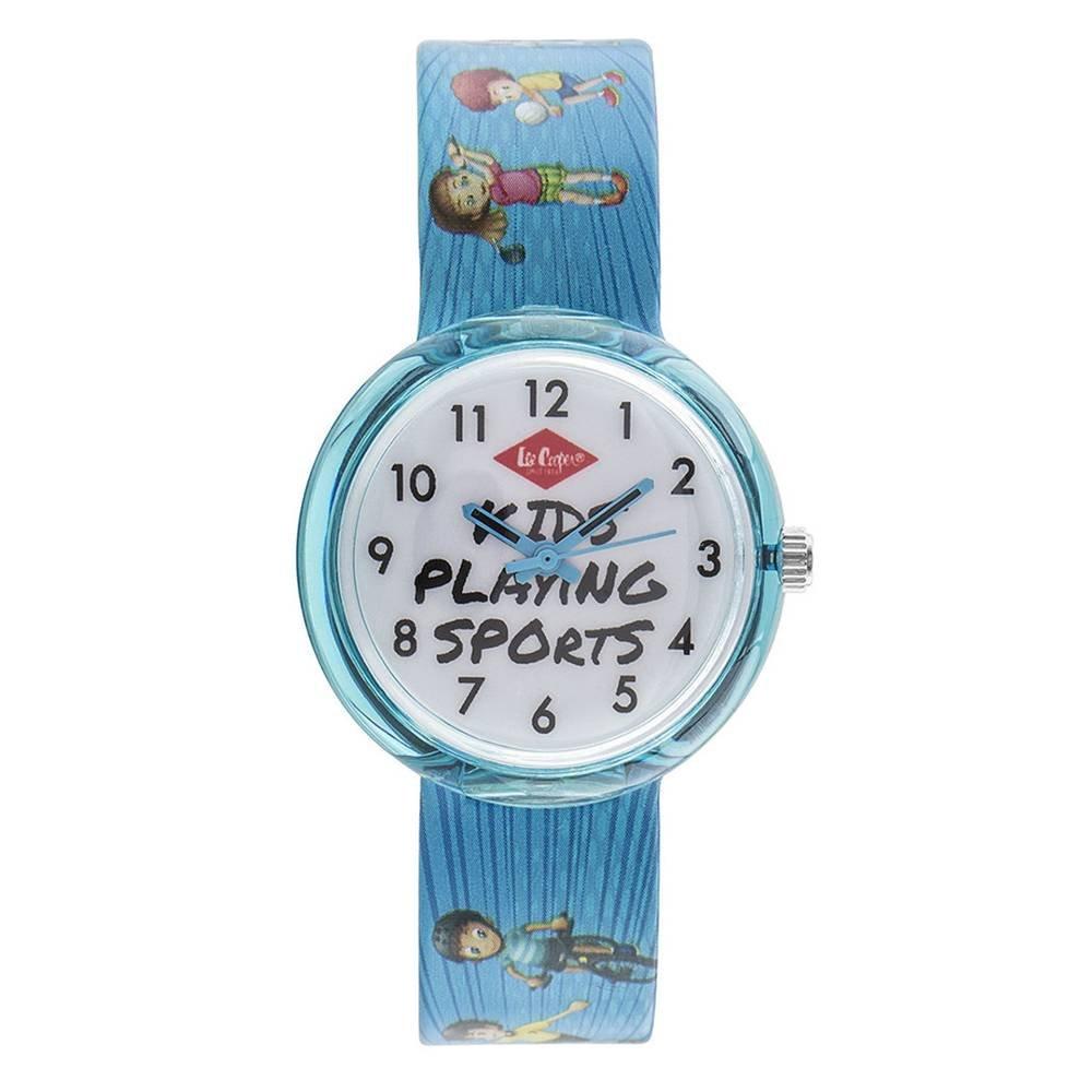

Lee cooper kid's watch, analog, silicone strap, 30mm, lc. K. 4. 639 - blue