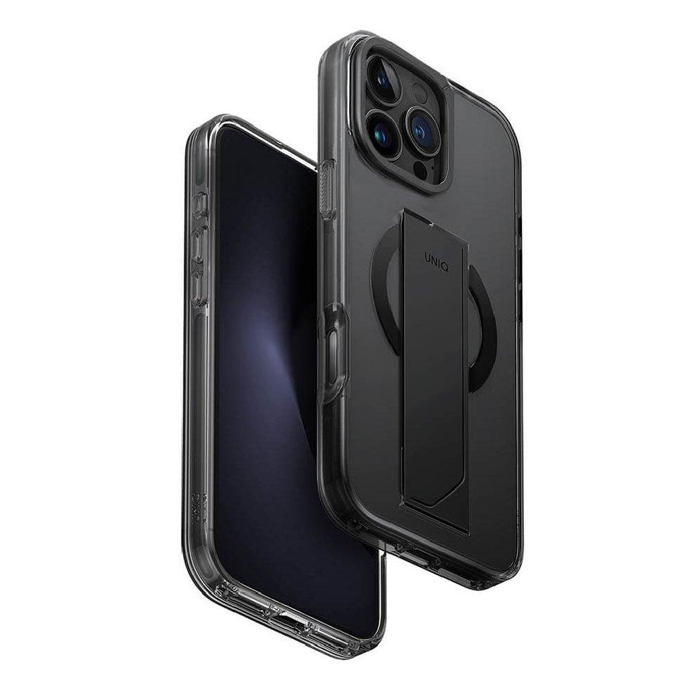 

Uniq hybrid heldro iphone 16 pro max magsafe stand case – black
