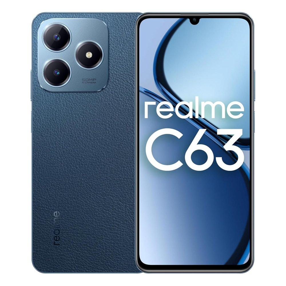 

Realme c63 phone, 128gb, 6gb, 6. 75-inch – blue