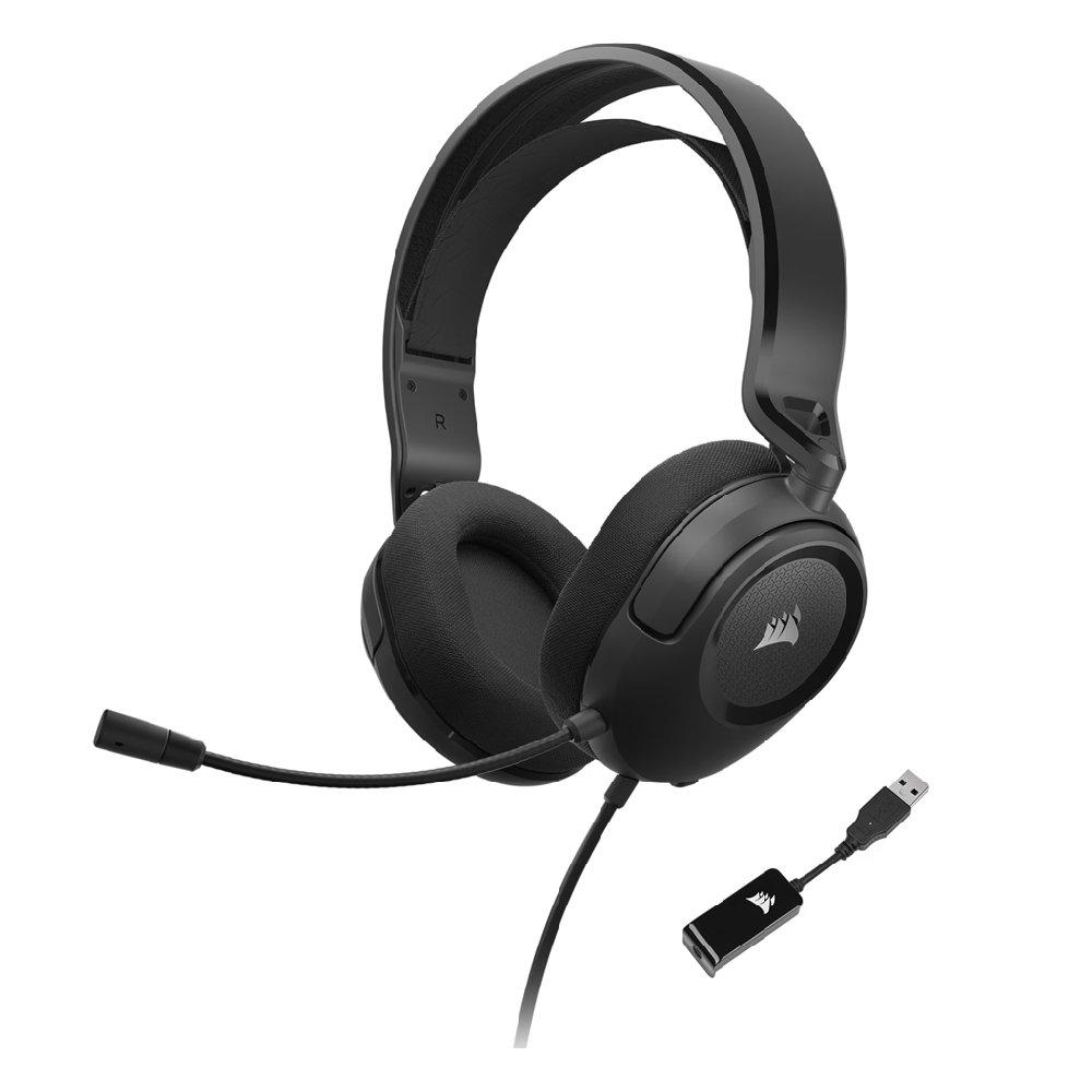 

Corsair hs35 surround v2 multiplatform wired gaming headset, ca-9011386-eu - black