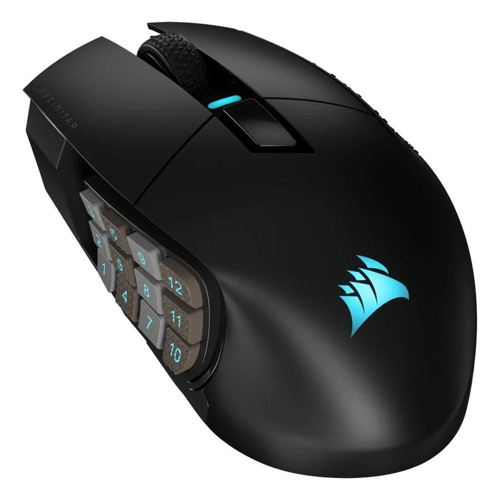 

Corsair scimitar elite wireless mmo gaming mouse, ch-9314311-ap - black