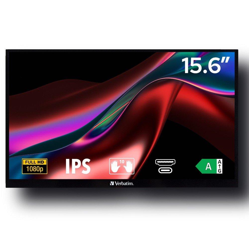 

Verbatim portable touchscreen monitor full hd 1080p 15. 6", 49592 - black