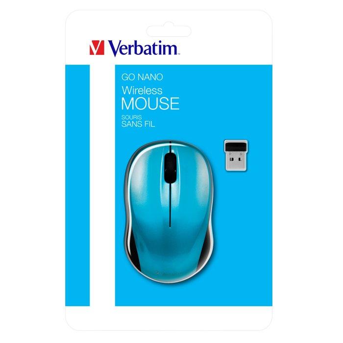 

Verbatim go nano wireless mouse - caribbean blue