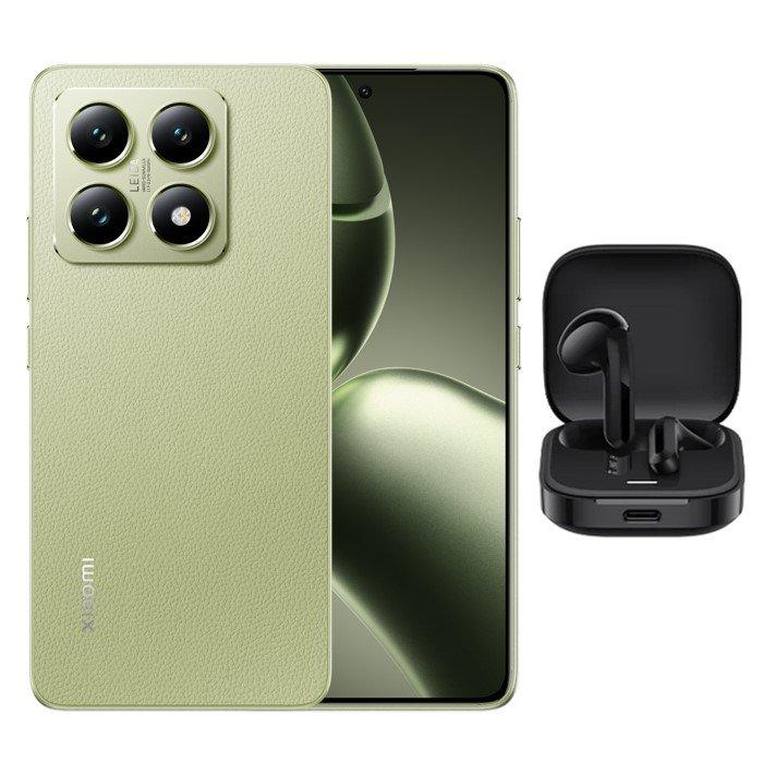 

Pre order xiaomi 14t 5g phone, 6. 67", 512gb, 12gb ram - light green + redmi buds ...