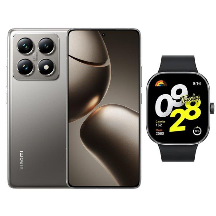 

Pre order xiaomi 14t pro 5g phone, 6. 67", 1tb, 12gb ram - grey + xiaomi redmi wat...