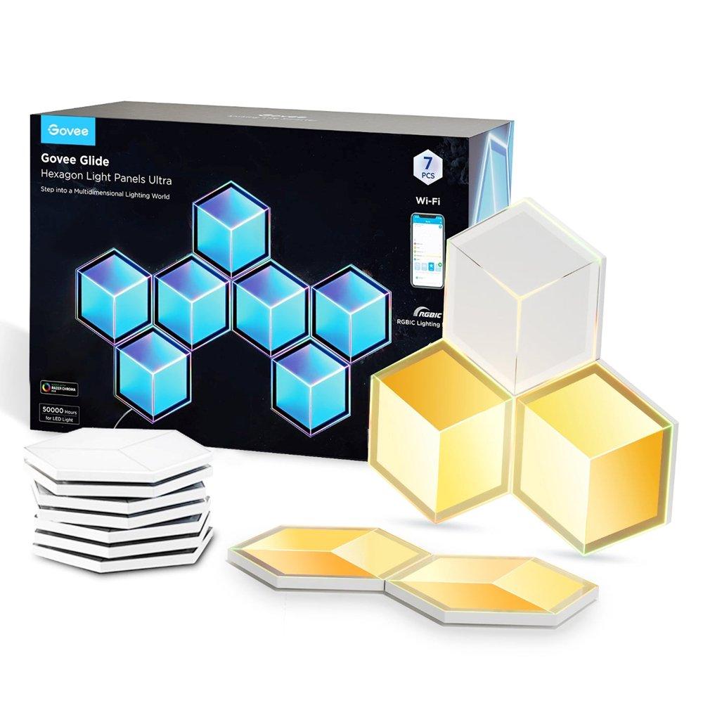 

Govee glide hexagon light panels ultra, 7 pack - h606a