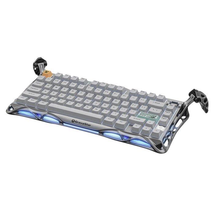 

Gravastar mercury k1 pro 75% wireless special edition mechanical gaming keyboard- concr...