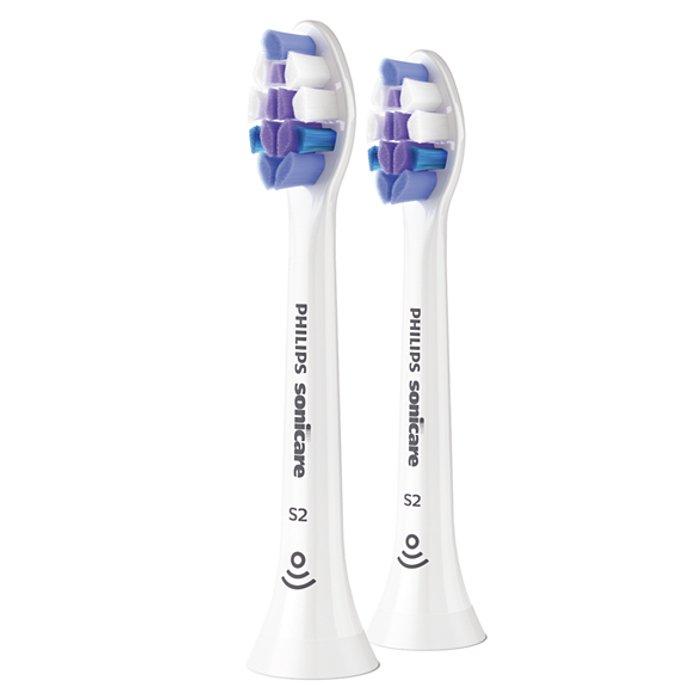 

Philips sonicare sensitive toothbrush replacement head, pack of 2, hx6052/93 - white